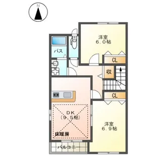 アランテ【2階】の間取り