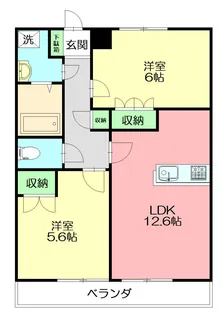 サンパレス【1階】の間取り