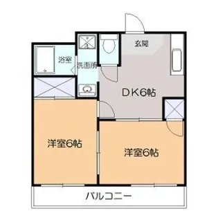 シティハイム高橋【3階】の間取り