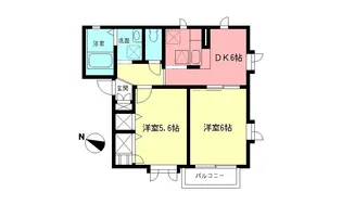 エメロード【1階】の間取り