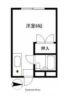 浜竹ハイツ【1階】の間取り