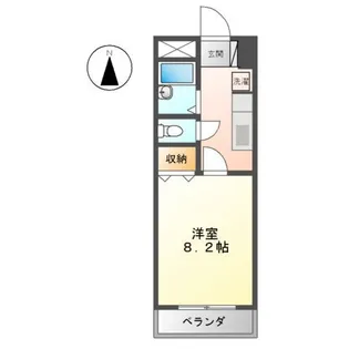 ロズウェルシブヤ【1階】の間取り