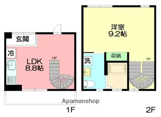 鵠ノ杜舎【椚12号室】の間取り
