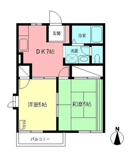 けやきハイツⅠ【2階】の間取り