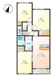 LIEN(リアン)【00203号室】の間取り