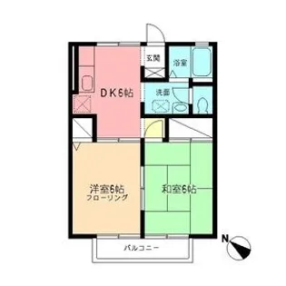ラークヒル湘南【2階】の間取り