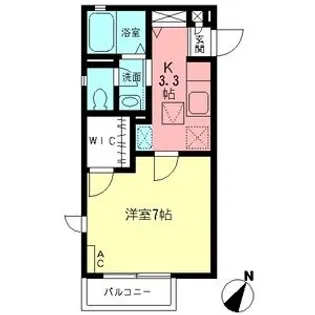 ヴェール・トワ【1階】の間取り