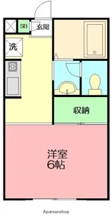 サイプレスハイツ【1階】の間取り