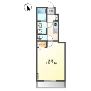 シエルブルー(CIEL BLUE)【1階】の間取り