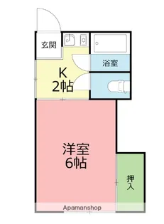 コーポラスサカグチ【2階】の間取り