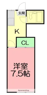 ムツミハイツ【1階】の間取り