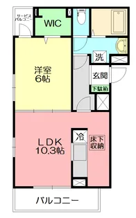 エレガント【1階】の間取り