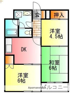 セレーノ東町Ⅱ【2階】の間取り