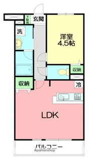 長塚ハイツ【1階】の間取り