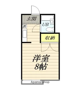 ジュラーレシブヤ【2階】の間取り