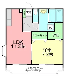 マンション東【2階】の間取り