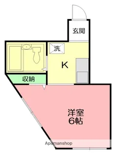 ジュネス東海大学前【2階】の間取り