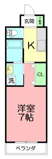 LA LONG 海老名【3階】の間取り