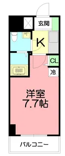 ケイ・ティ・ファースト(KTファースト)【5階】の間取り