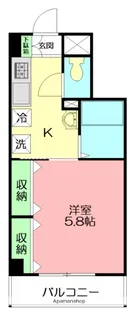 WISTERIA湘南【2階】の間取り