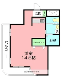 第2渡辺ビル【2階】の間取り