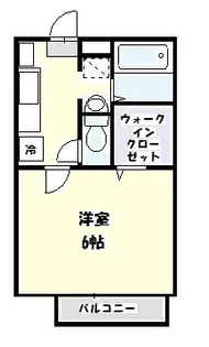 サニーハイツⅡ【2階】の間取り