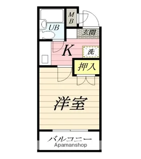 藤沢・KC湘南ハイツ【3階】の間取り