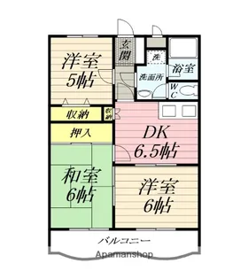 ウイングレジデンス久保【2階】の間取り