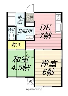 観月荘【1階】の間取り