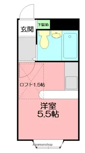 ベルピア渋沢1【2階】の間取り