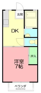 ガーデンハイツ【1階】の間取り