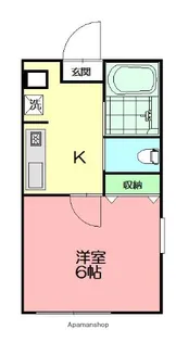 メゾンクオーレ【1階】の間取り