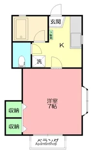 コーポ内海【1階】の間取り