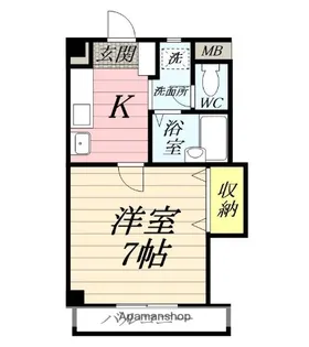 ジュネス内海【3階】の間取り