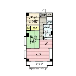 中島ビル【3階】の間取り
