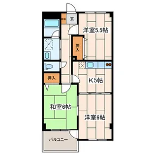 山浩ビル【3階】の間取り