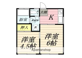 ヒルトップ湘南【1階】の間取り