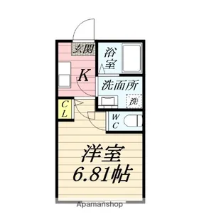 JHマリーナ平塚【1階】の間取り