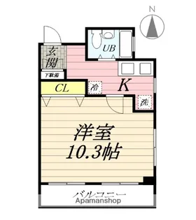 桜ヶ丘コーポ【2階】の間取り