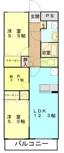 エクセレンテ【102号室】の間取り