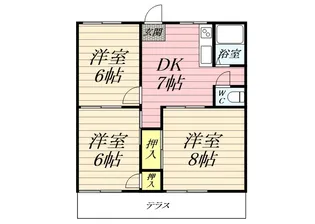 フォーレスト【1階】の間取り