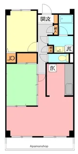 メルベーユ岡部【3階】の間取り