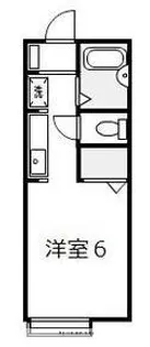 洋風ハイツ【2階】の間取り