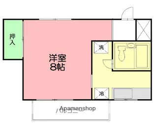 タウンヒルハイツ【1階】の間取り
