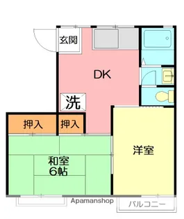 グレイス東海岸【2階】の間取り