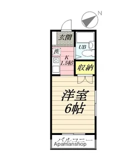 ホワイトハウス【2階】の間取り