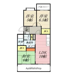 エスポワール天神【3階】の間取り
