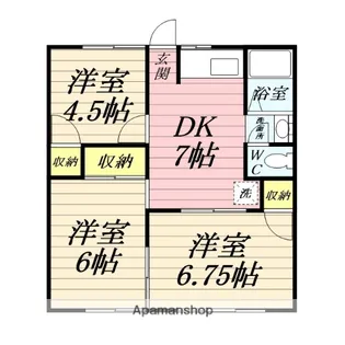 平成ハイツ【1階】の間取り