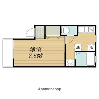 STAR SHIP 共恵【3階】の間取り