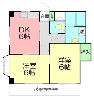 冨貴堂ビル【3階】の間取り
